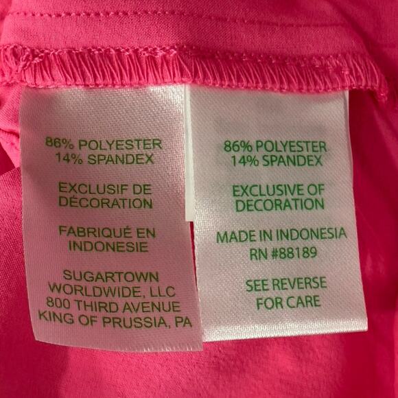 Lilly Pulitzer Luxletic Roxie Pink Islanna UPF 50+ Performance Jacket size S NEW - Picture 7 of 14